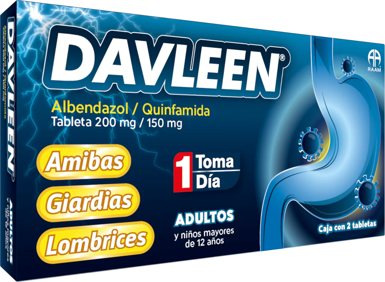 Albendazol - Quinfamida DAVLEEN