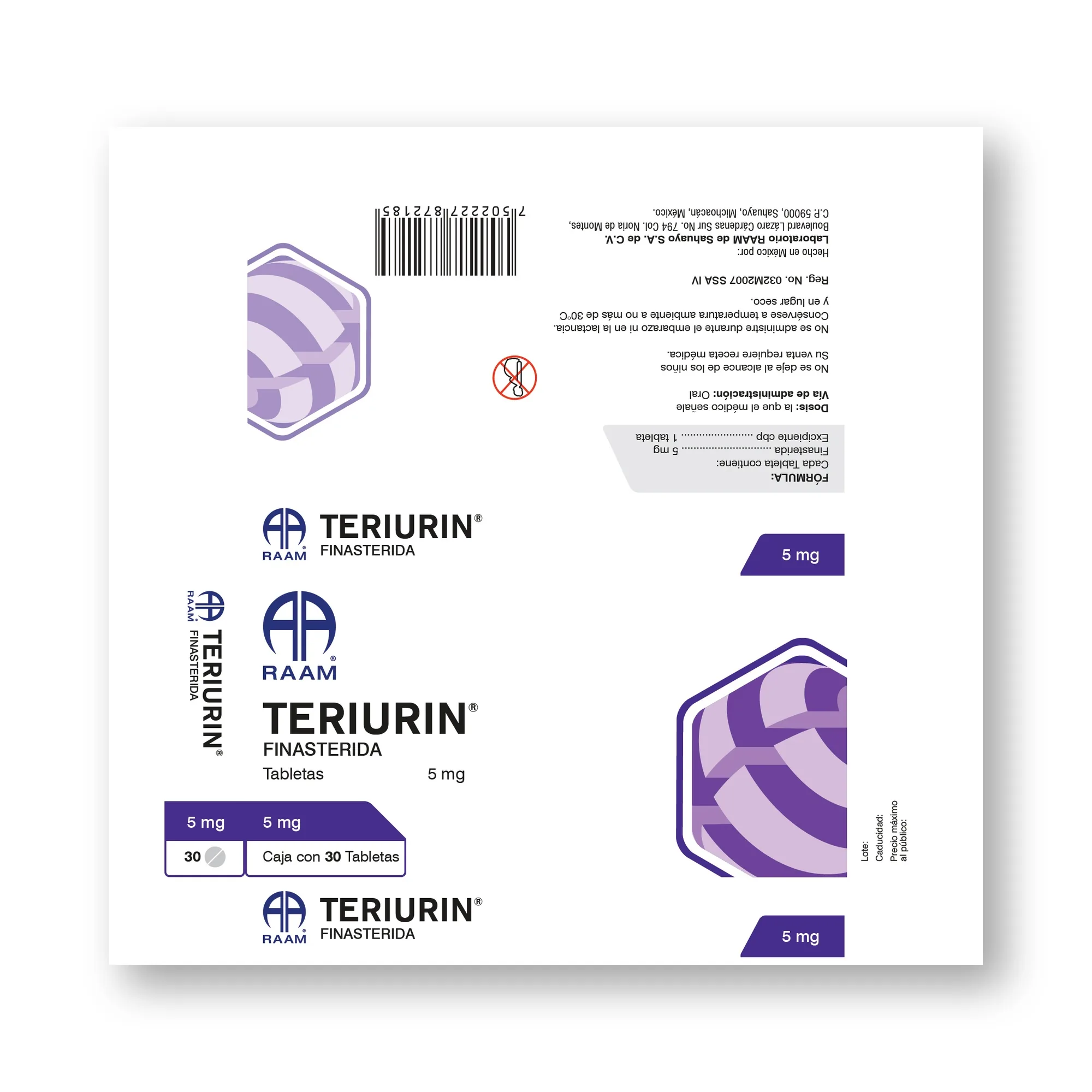 Finasterida TERIURIN