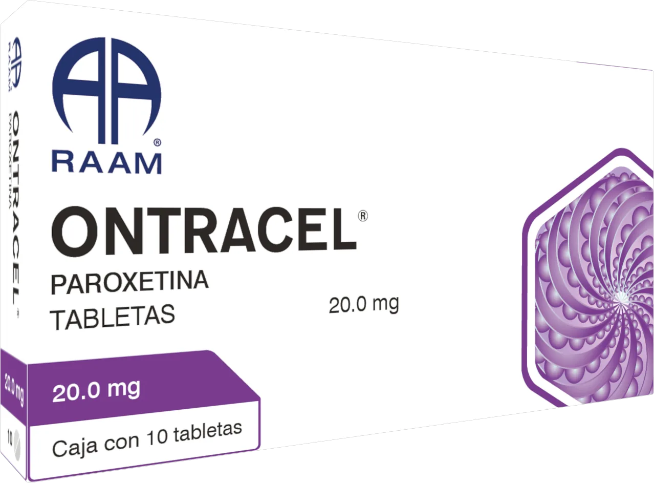 Paroxetina ONTRACEL 20 mg 10 Tabletas