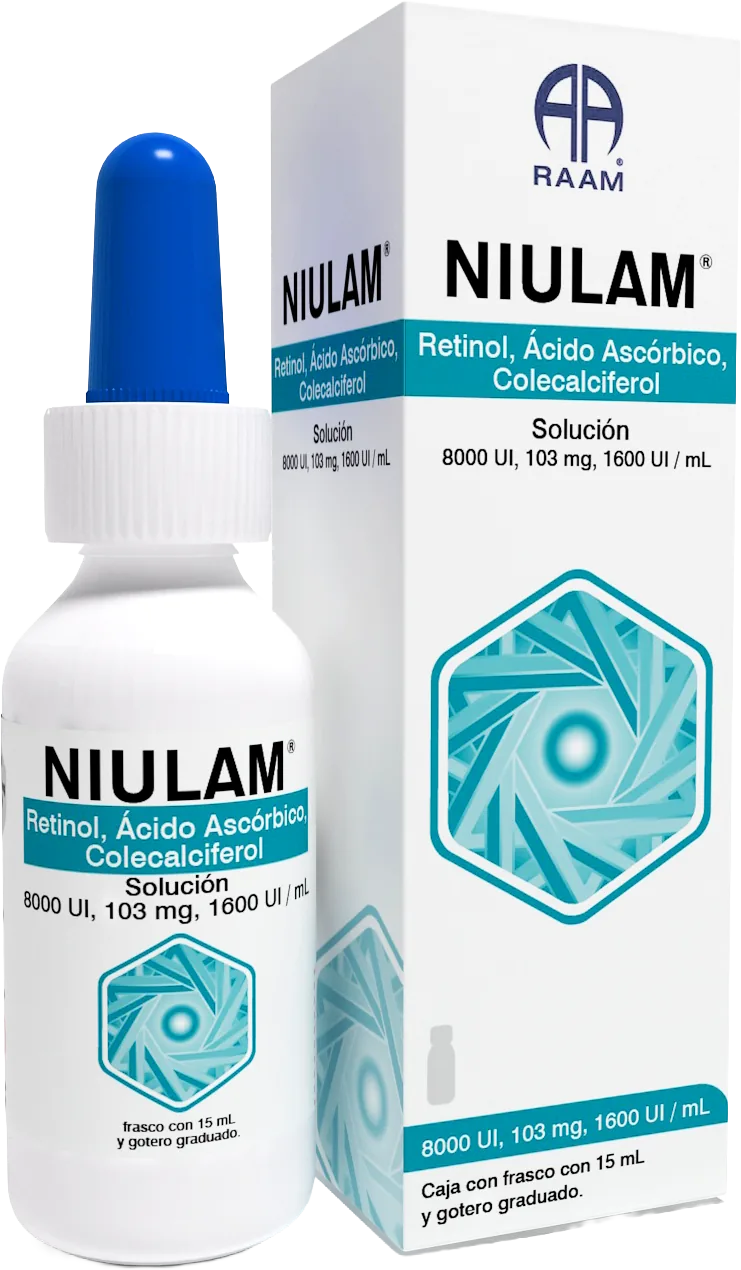 Retinol - Ácido Ascórbico - Colecalciferol NIULAM