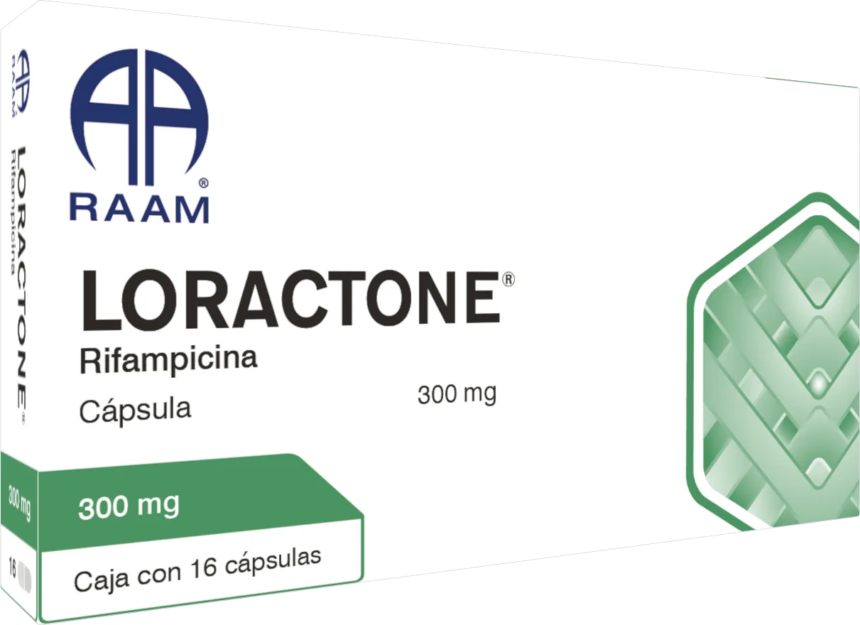 Rifampicina LORACTONE 300 mg 16 Cápsulas